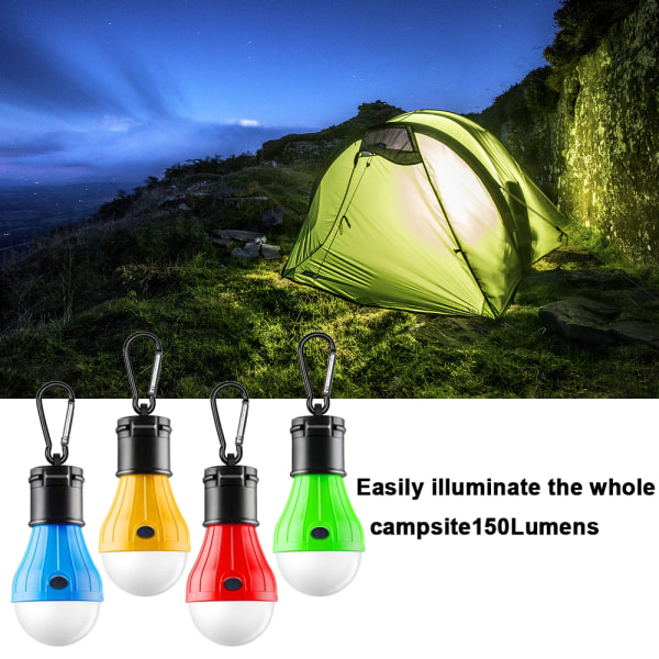 LED-tältlykta, campinglampa, nödbelysning, batteridriven