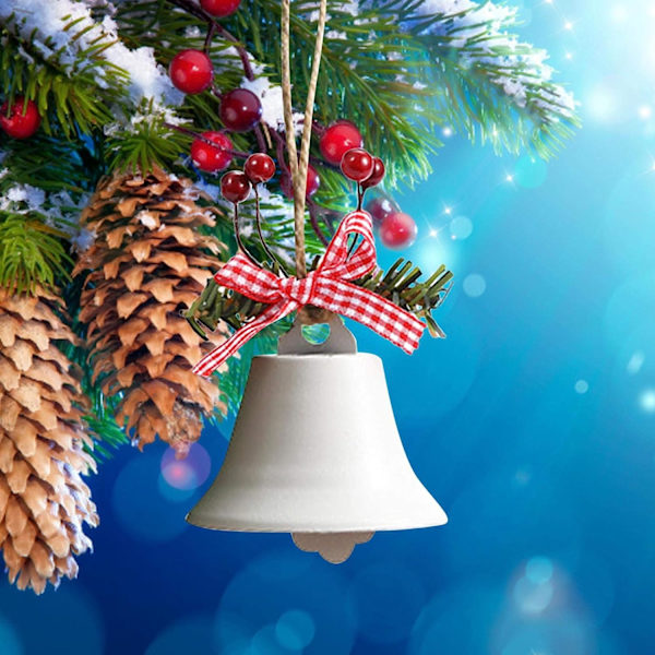 Cloche De Noel, 6PCS Juletræspynt