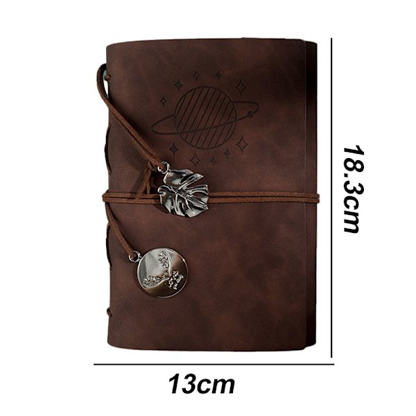Journal Notebook, Dagbog Skitsebog Gaver, Kraftpapir Indre