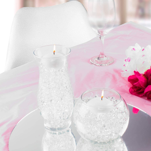 Vase Füller Perlen Edelsteine ​​Wassergel Perlen Wachsende Kristallperlen Hochzeit Herzstück Dekoration (Transparent）