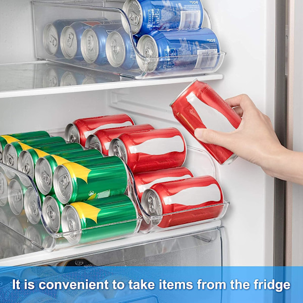 SMARTAKE Soda Can Organizers, 4-pack Kylskåpsorganisatör