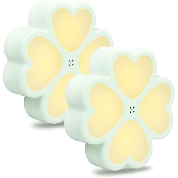 LED nattljuslampa Plug in, Auto Dusk to Dawn Sensor, Baby, Ki 2 Pack
