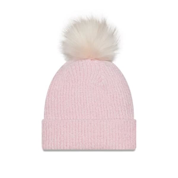 Mössa - NEW ERA - Damernas Chenille Bobble Beanie Neyyan - Beige - Kvinna - Höst/Vinter