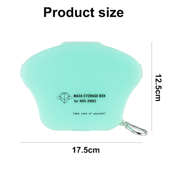 Förvaringslåda för plastmasker K95 engångsbarnmask dammlåda