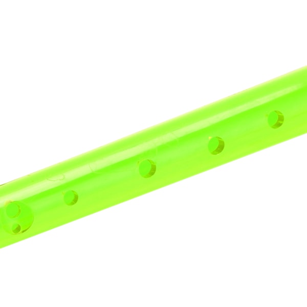 8‑Huls Klarinet ABS Transparent med Rengøringsstang Bærbar Diskantblæseinstrument Fluorescerende Grøn