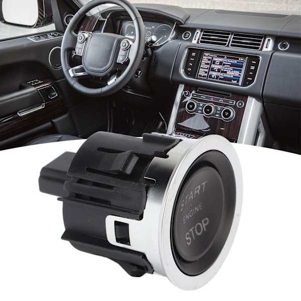 Startknapp LR094038 Motorinstrumentbräda Tändningsknapp Biltillbehör Ersättning för Range Rover Evoque Sport