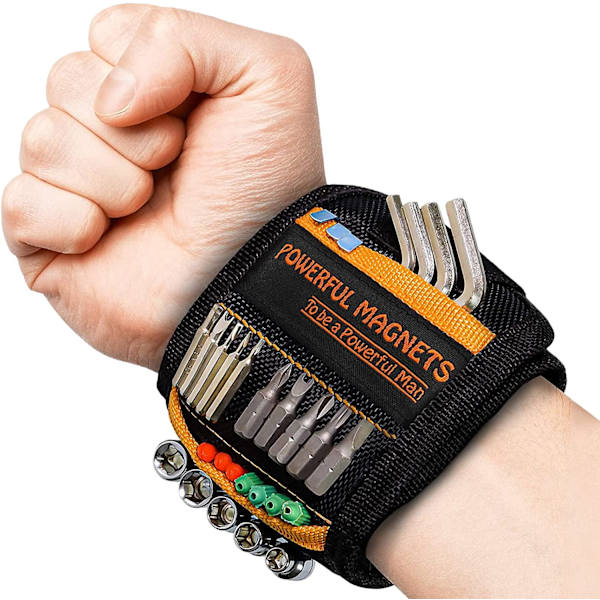 Magnetiskt armband för män 15 starka magneter DIY, DIY superstarkt