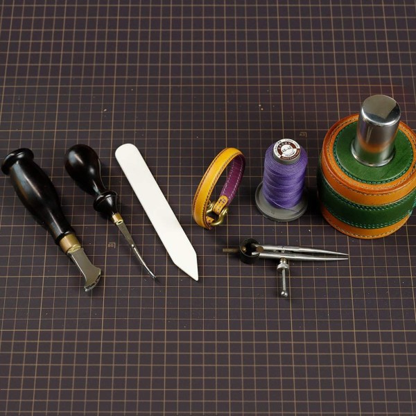 Ægte Bone Folder 2 stk Læderværktøj Scoring Folding Creasing