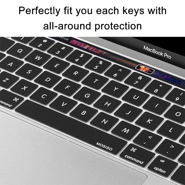 Ultratunt tangentbordsskydd kompatibelt med MacBook Pro