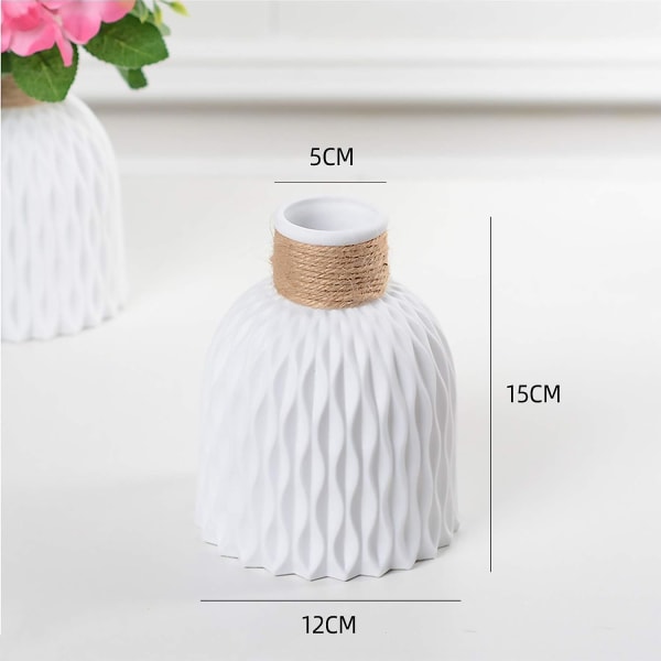 King Style Nordic Vase, Kunststoff Vasen für Blumen, Moderne