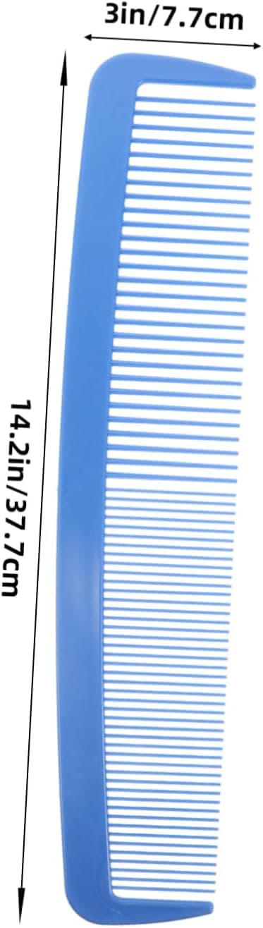 Giant Comb Halloween Costume Accessory Blue Plastic Clown Prop