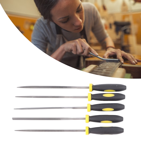 Gitarmutterfiler Gitarstrengmuttersporfil med håndtak for ukulele banjo