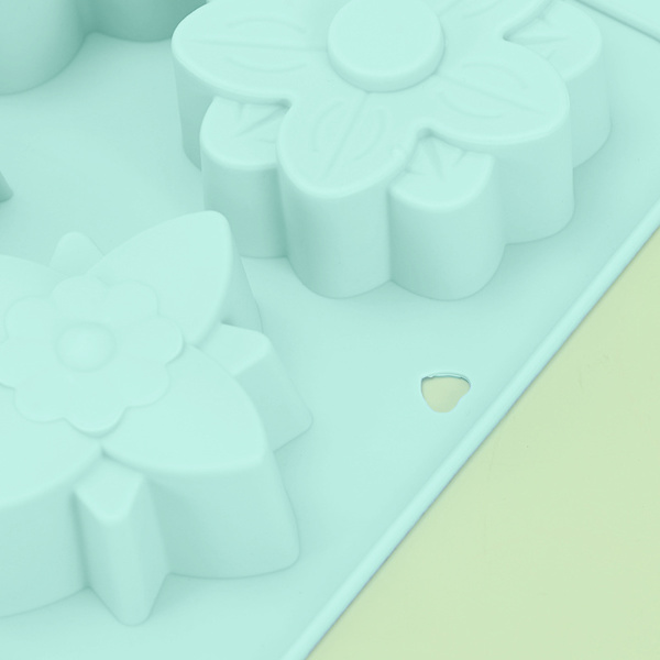 Silikone blomsterform, non-stick silikone mix tulipaner, krysantemumform slik chokolade gelé