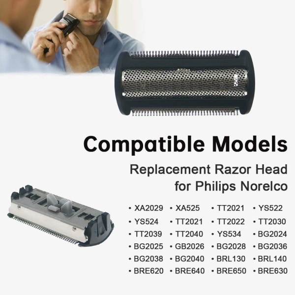 Remplacement de rasoir/rasoir feuille Compatible pour Philips