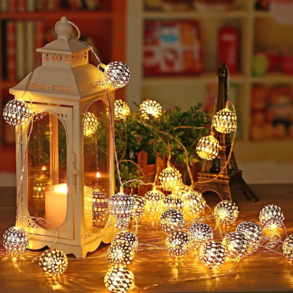 Qedertek LED Lichterkette innen Strombetrieben mit 30