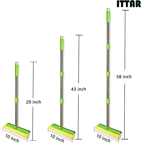 ITTAR All Purpose Fönsterraka med 58 tums förlängning