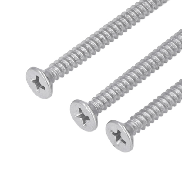 200 kpl Itseporaavia Ruuveja Ristipäällä Uppokantaiset 410 Ruostumaton Teräs 50 mm Nimellinen Pituus M4.8-16