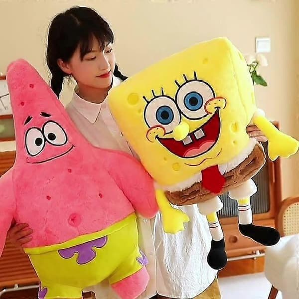 Svampebob Kosedyr Patrick Stjerne Kosedyr Utstoppede Dyr Dukke Barnegaver Patrick Star 60cm