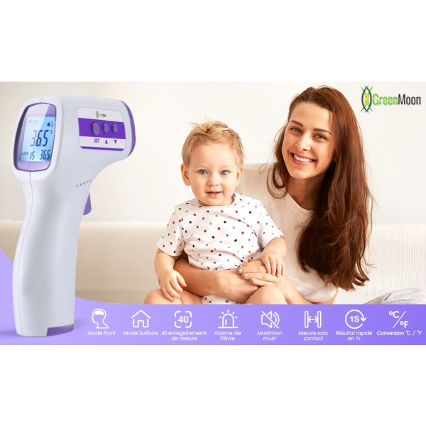 Termometer til pande, infrarød termometer til voksne, termometer