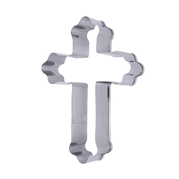 Halloween Kryss Kakekjeksformer Rustfritt Stål Baking 4 Stk 2 pcs Silver