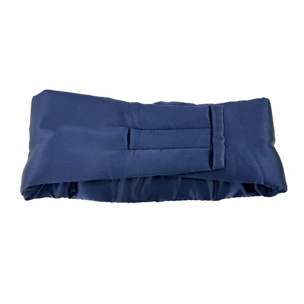 Adjustable Double-Sided Silk Sleep Mask NavyBlue NavyBlue 42