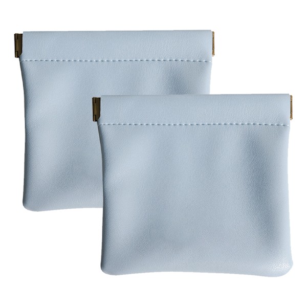 2-pack läderringspåse i läder