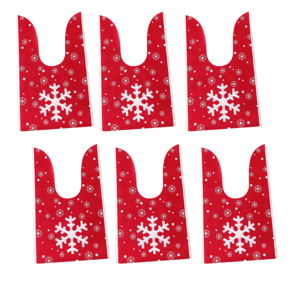 Christmas Bags For Gifts Wrapping, Xmas Favor  Reusable Plastic