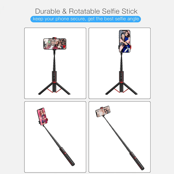 Selfie Stick Tripod Gimbal Stabilisator til Smartphone med