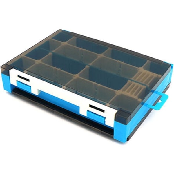 Large double-sided tackle box, blue 3XUNXDKJ92