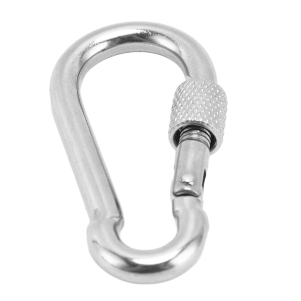 2 kpl Jousi-Snap Hook -karabiinit 316 Ruostumaton Teräs Kiinnikkeet Varusteet Halkaisijaltaan 6x60mm
