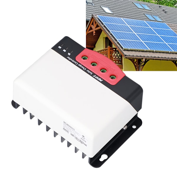 MPPT Solcellsladdningsregulator 12V/24V Automatisk Identifiering 30A IP32 Vattentät för Husbil Hemmaströmstation