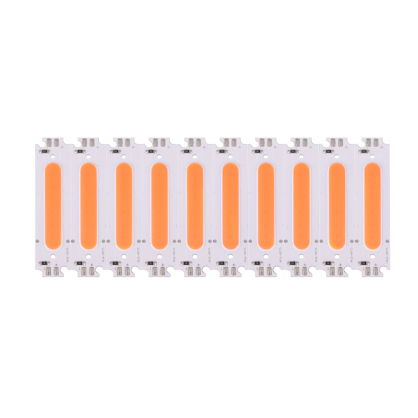 10 stk. DC 12V 2W COB Chip Lyskilde Passer til DIY LED Lampe Belysningsarmaturer Bil Lys (Pink)