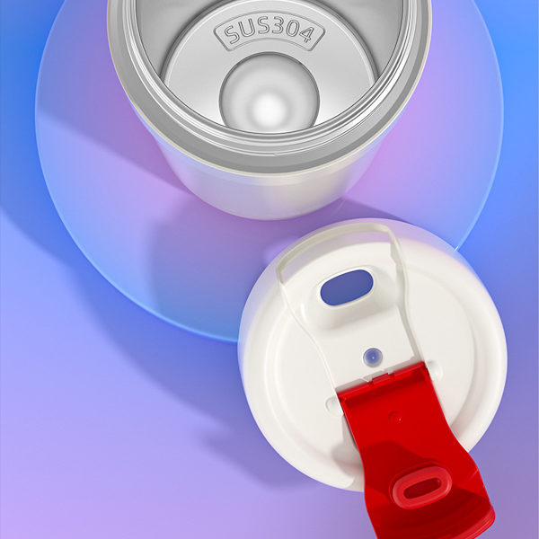Rustfritt stål sportsvannflaske, 480 ml rustfritt stål krus, egnet for studenter og kontorarbeidere.