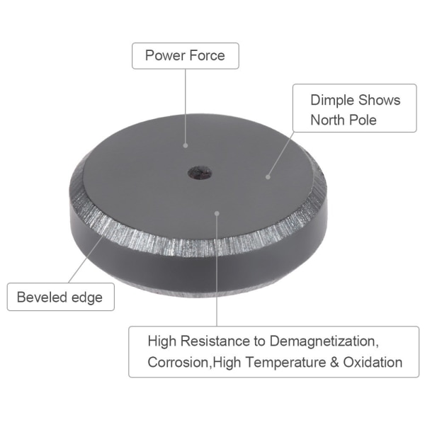 100 stk. Kraftige Keramiske Industrimagneter Hobby Craft