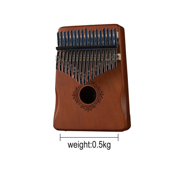 Kalimba Thumb Piano 17 tangenter, bærbare Mbira Finger Piano Gaver