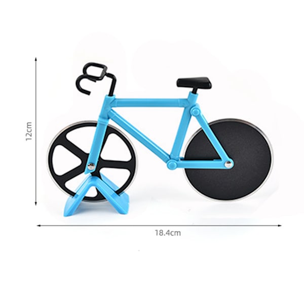 1st Pizzaskärare Blå Cykelcykel Pizzaskärare med Display St Blue