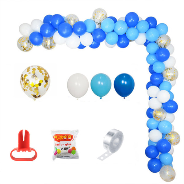 Ballong Garland Arch Kit Gold Confetti Balloons Sett for
