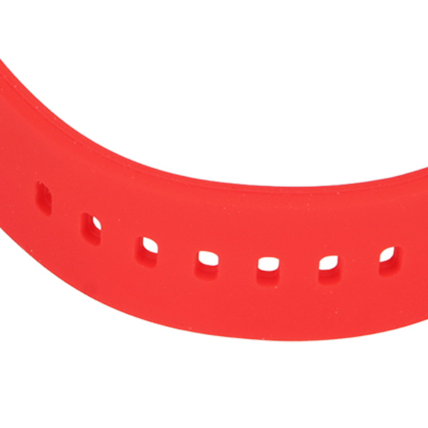 Silikonihihna suojakotelolla Mi Band 7 Pro - Punainen ja punainen kotelo