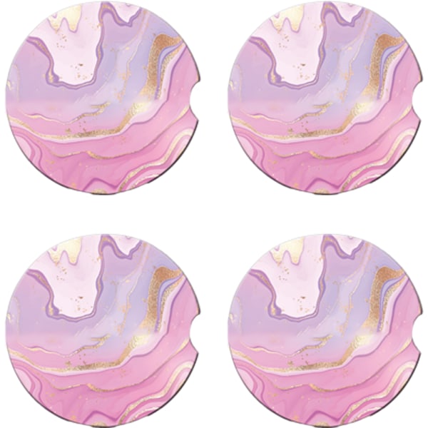 Marble Coasters for Drinks Absorbent  Modern Abstract Ceramic