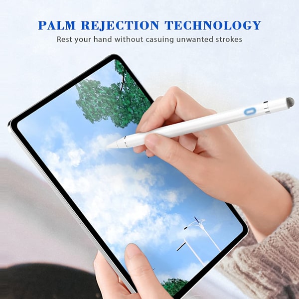 Elaxi Stylus Pencil Kompatibel for Apple iPad, Aktiv Pen med