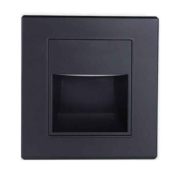 3 stk trinnlys 1,5W 3000K varmt hvitt mykt lys innebygd trappetrinlampe for nattbord korridor trapp