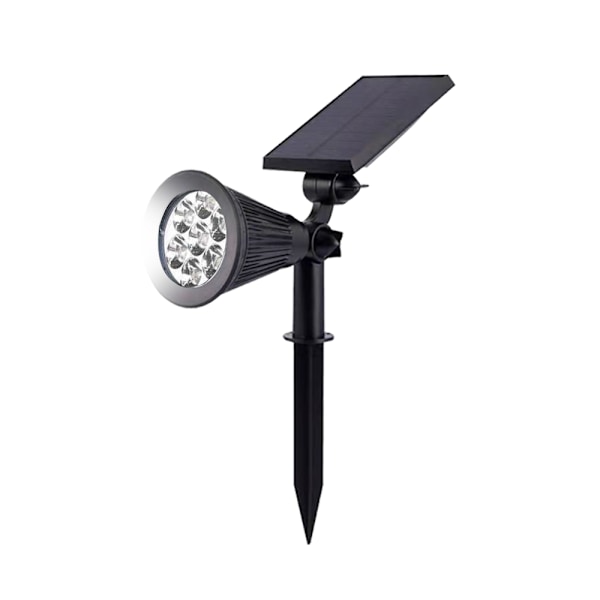 Solcellsbelysning för trädgård, 4/7 LED automatisk på/av, för gård