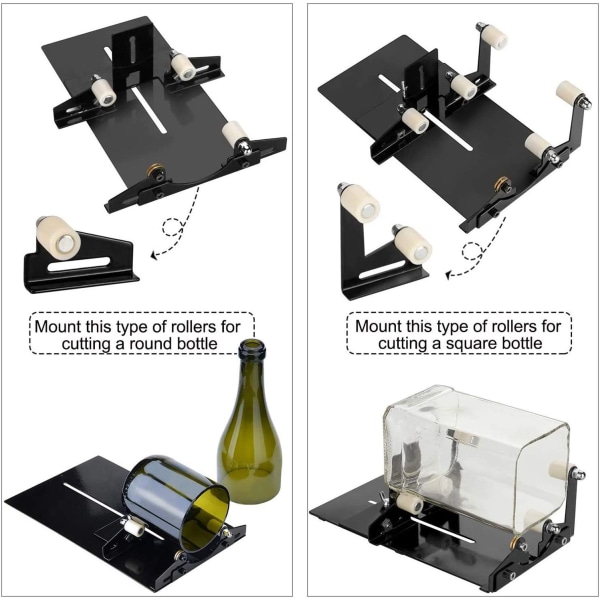 Glassflaske Cutter Cutting Tool,  Ølflaske Skulptur Cutter