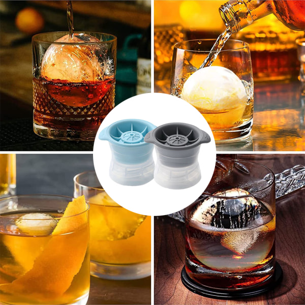 Sphere Ice Forme, Rund Ice Cube Form, Form til Whisky Ice