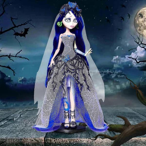 Monster.high Tim Corpse Bride Emily Skullector Docka Ny-Bra