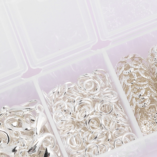 Örhänge Krokar Halsband Kedja Hummerlås Halsband Smycken DIY Tillbehör Verktyg Set