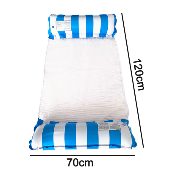 2-pack uppblåsbar poolhängmatta, multifunktionell simning