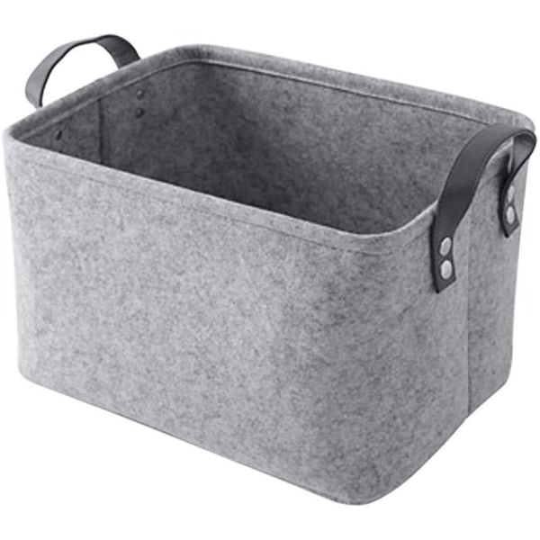 Grey Large - Felt Dirty Clothes Storage Basket