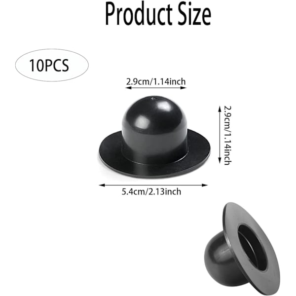 10 stk Intex bassengplugger, erstatningsplugger for bunnen