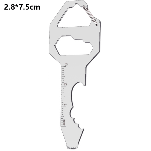 En mängd olika funktioner Sexkantsnyckel nyckelring flasköppnare